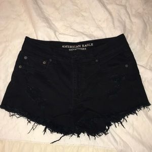 *SOLD* AEO Black Festival Shorts